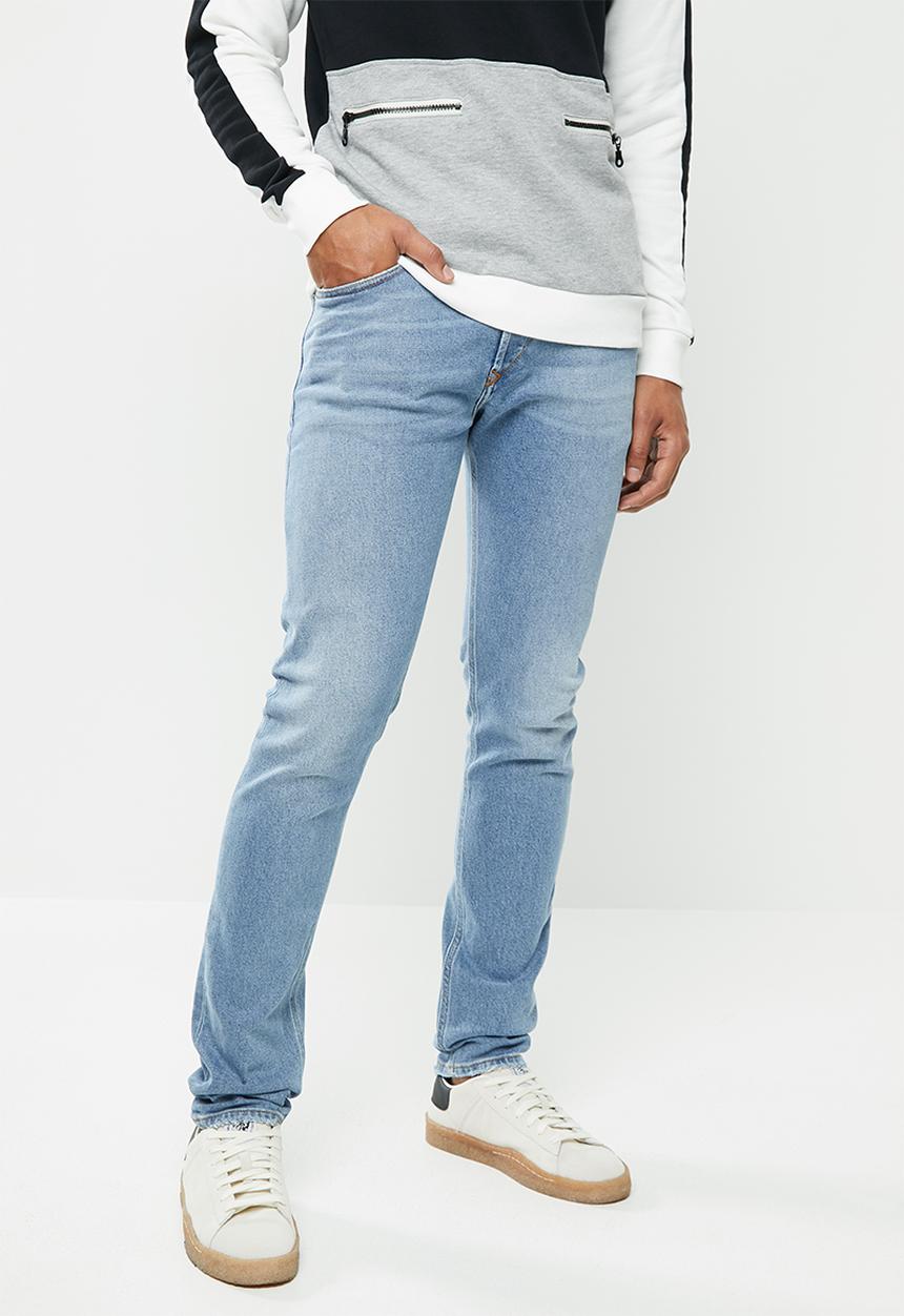 Diesel  - Tepphar slim fit carrot leg jeans - blue
