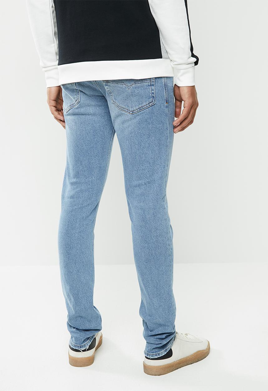 Diesel  - Tepphar slim fit carrot leg jeans - blue