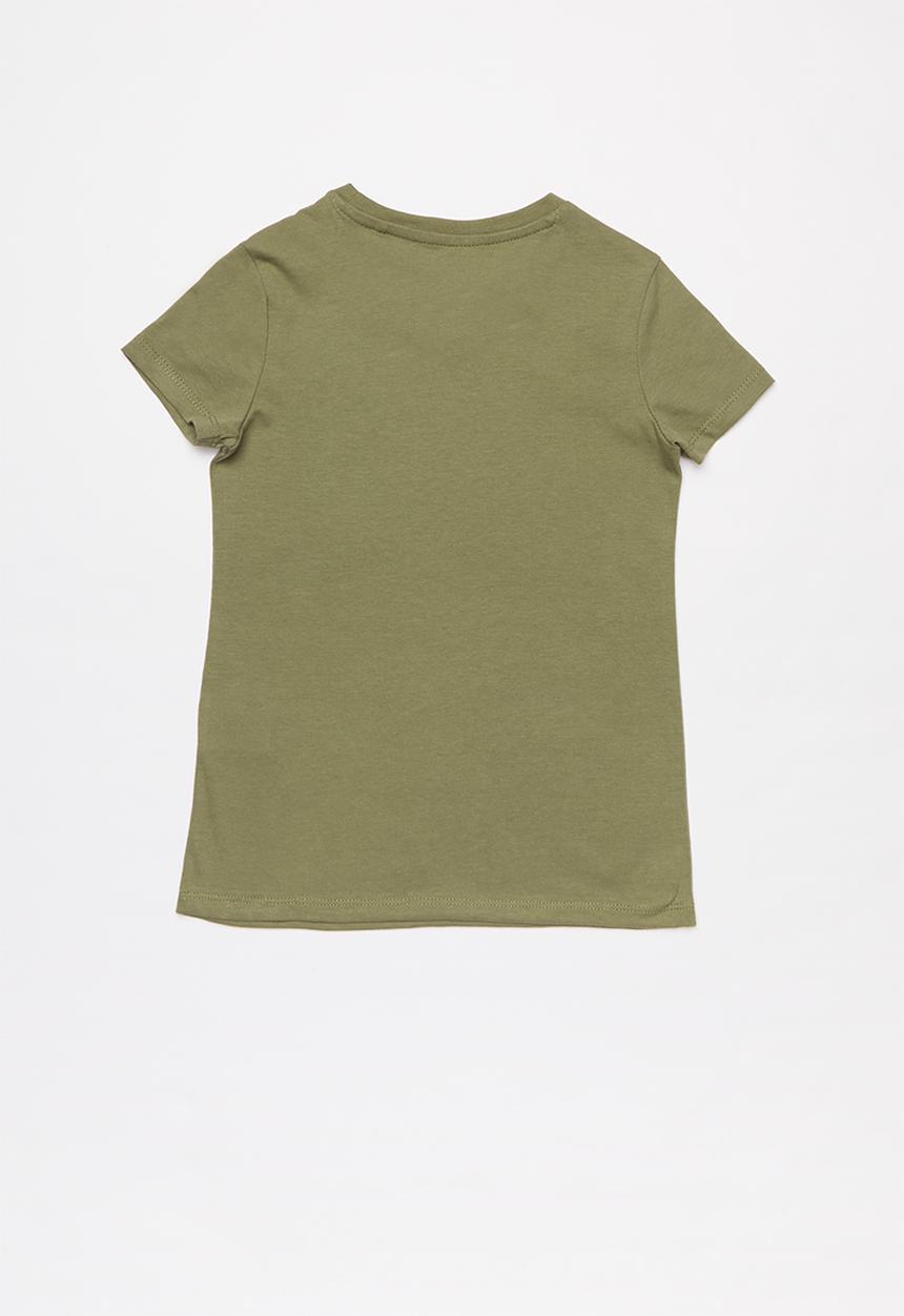 GUESS - Short sleeve Guess tee - khaki