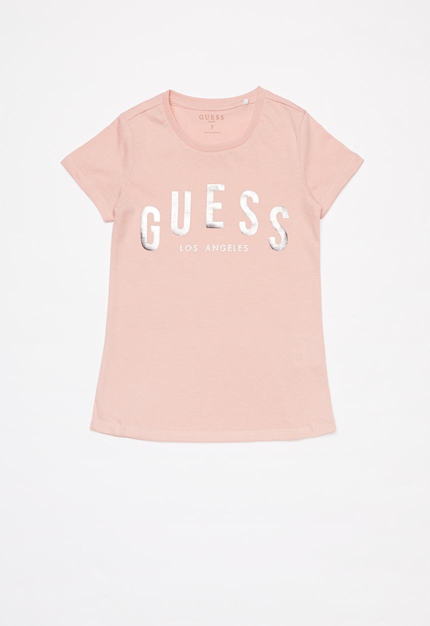 GUESS - Short sleeve Guess tee - pink