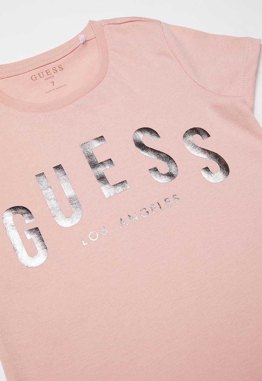 GUESS - Short sleeve Guess tee - pink