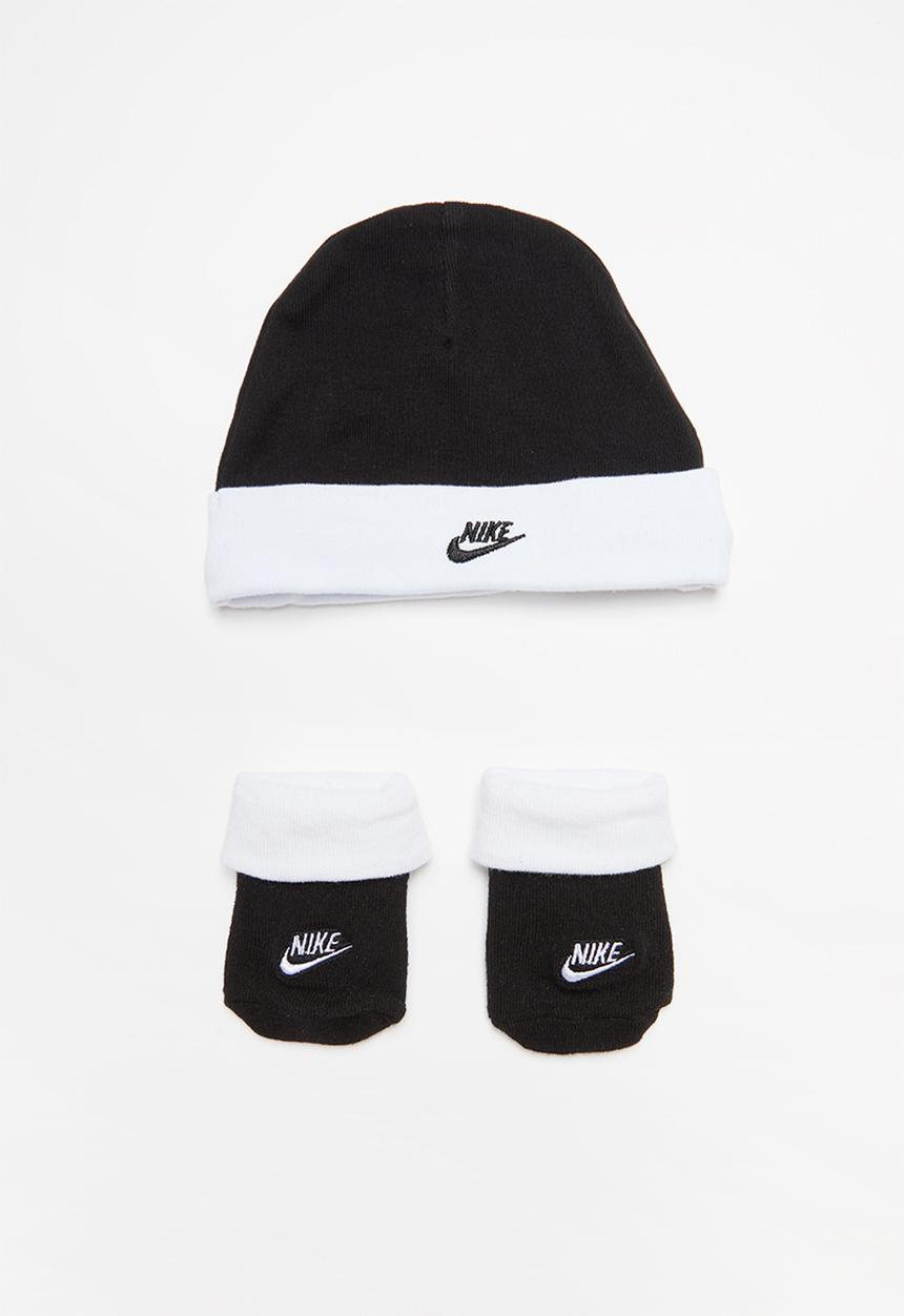 Nike - Nike futura hat & bootie 2 pack - black & white 