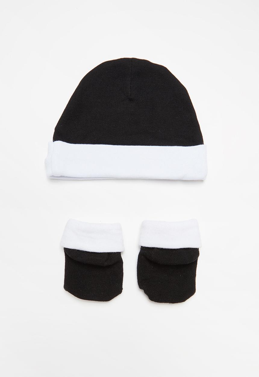 Nike - Nike futura hat & bootie 2 pack - black & white 