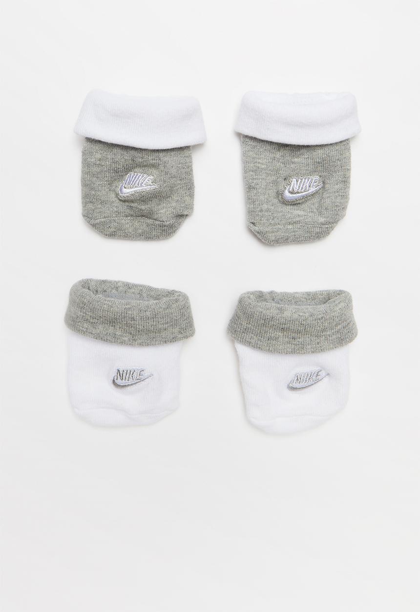 Nike - Nike futura bootie  2 pack - grey & white 