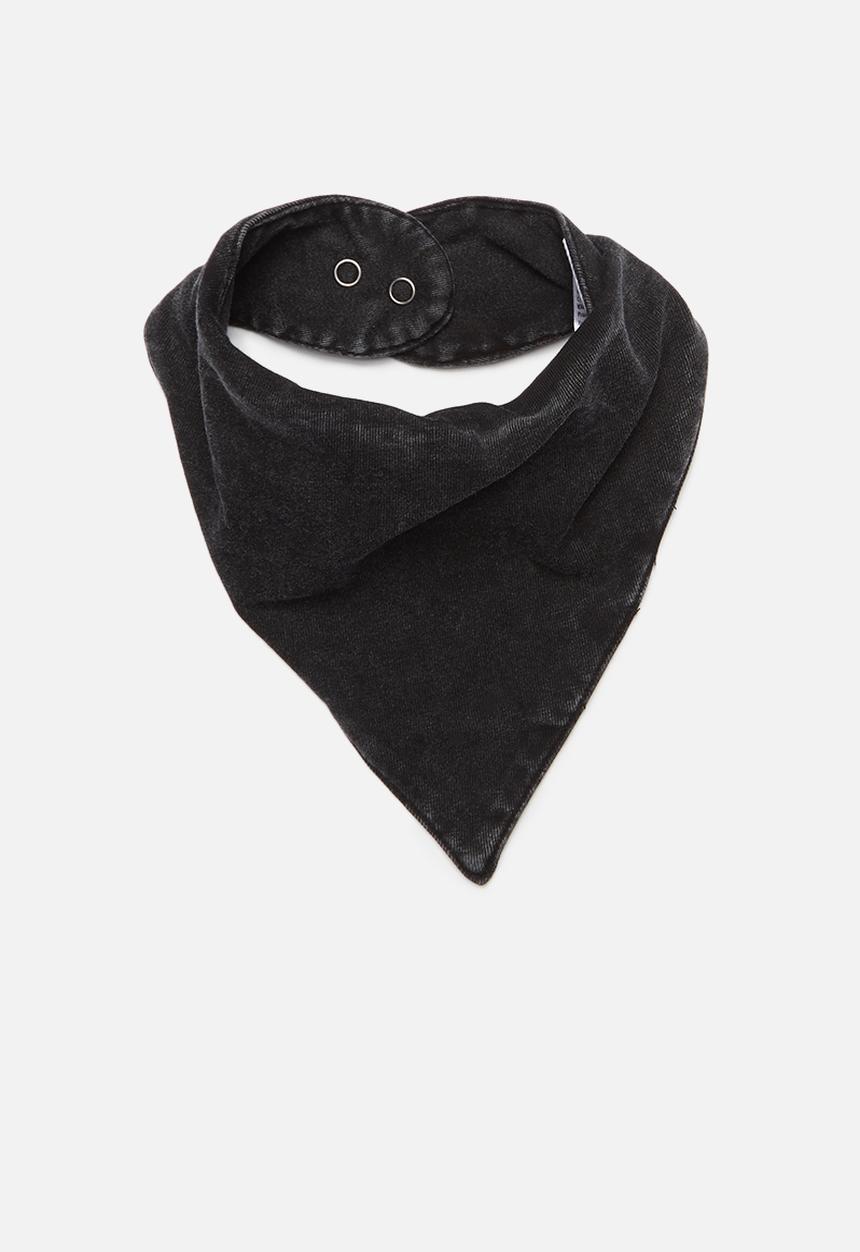 Cotton On - Cody bandana bib - black