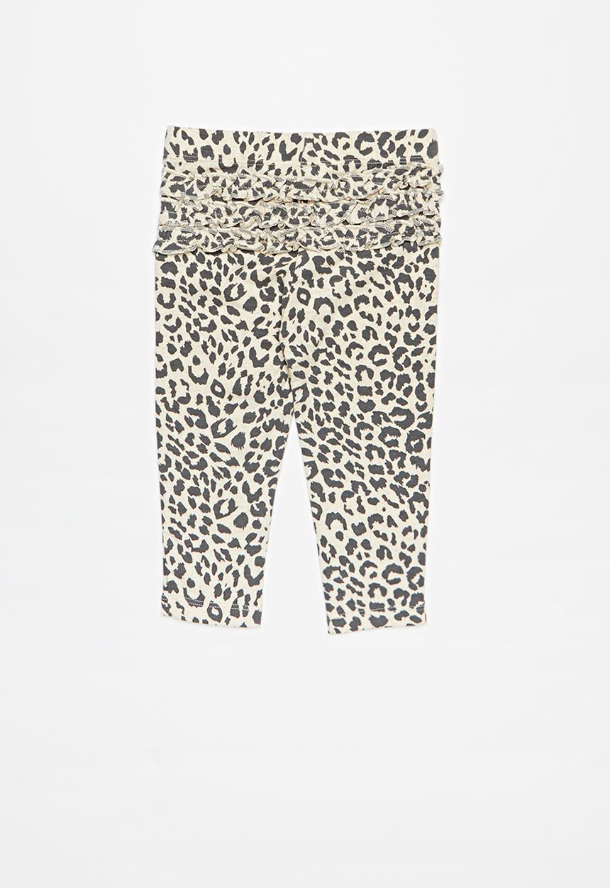 Cotton On - Quinn ruffle legging - grey & neutral