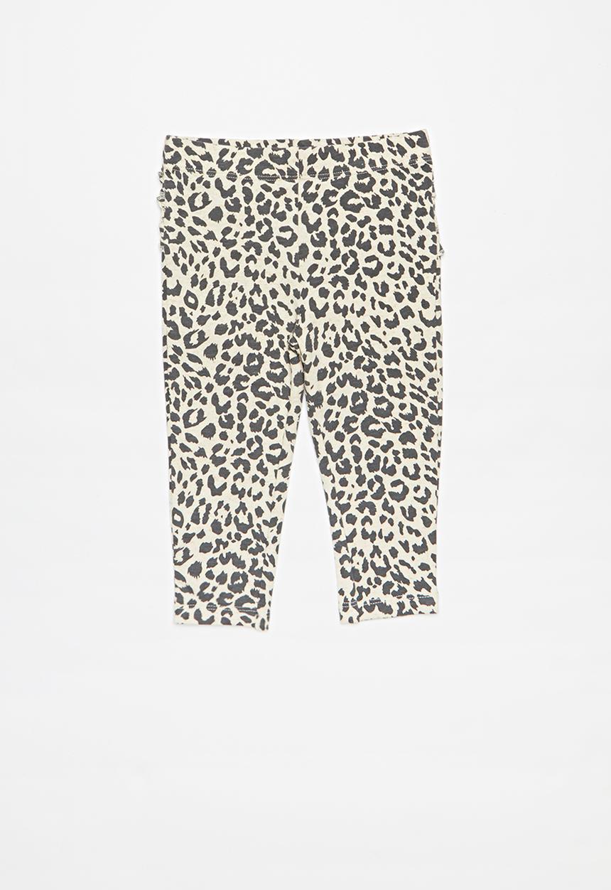 Cotton On - Quinn ruffle legging - grey & neutral