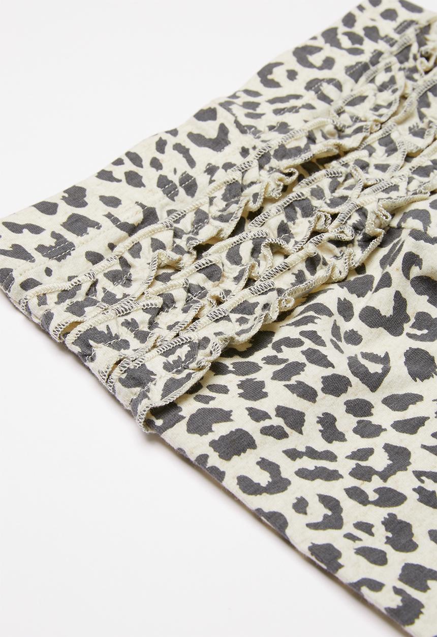 Cotton On - Quinn ruffle legging - grey & neutral