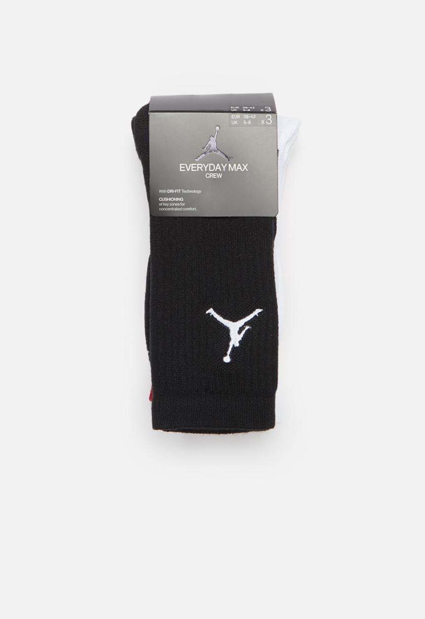 Nike - Jordan jumpman 3 pack crew socks - multi