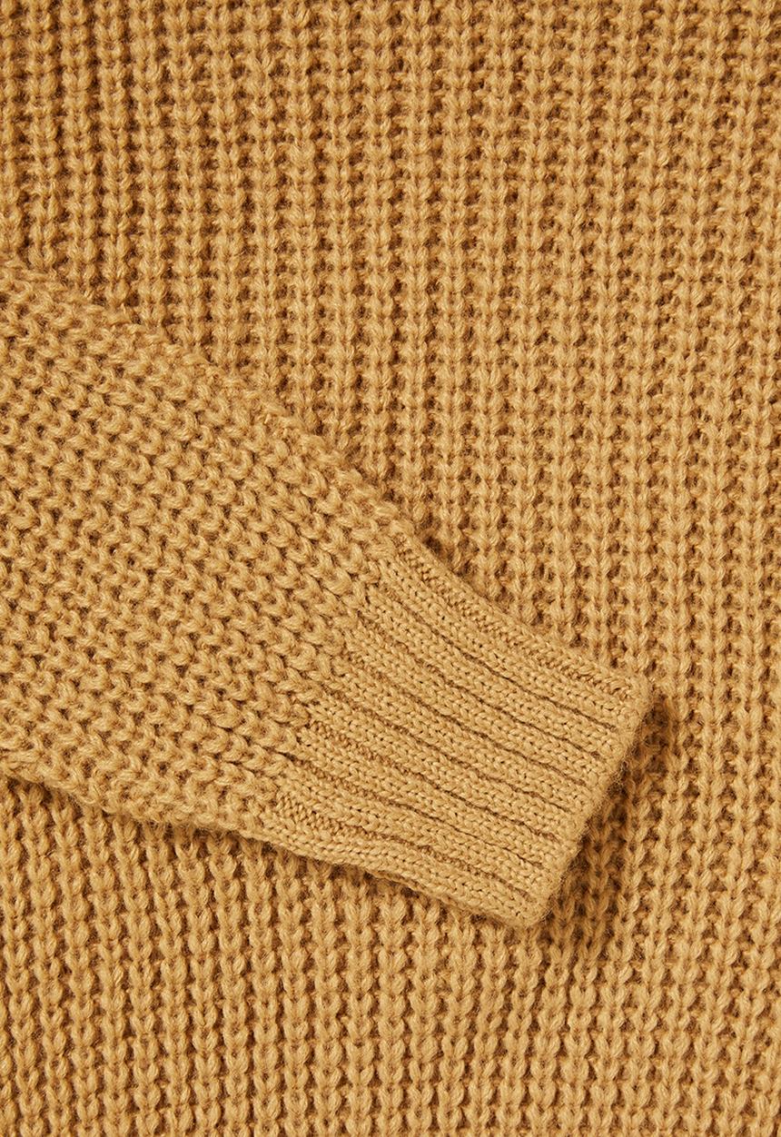 Superbalist - Roll neck chunky knit jumper - yellow