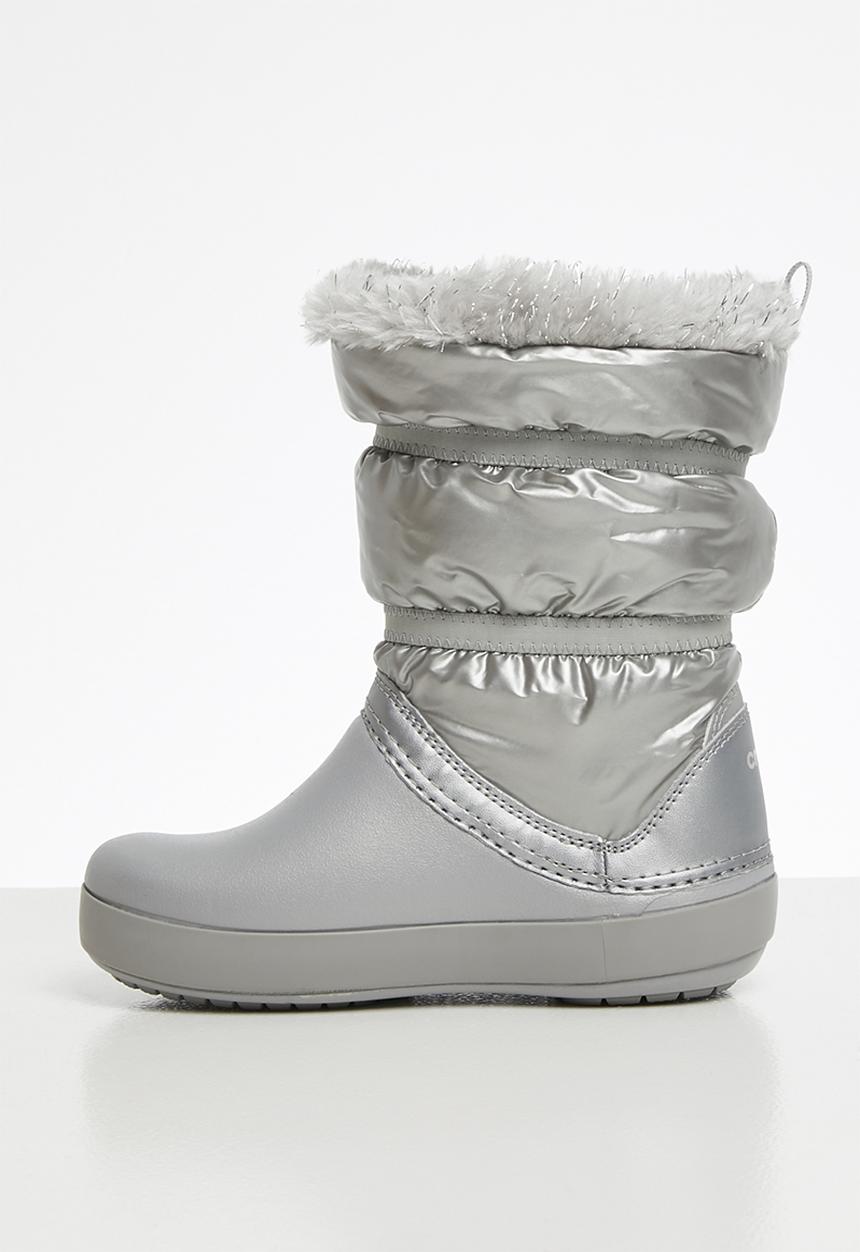 Crocs - Lodgepoint metallic boot  - silver