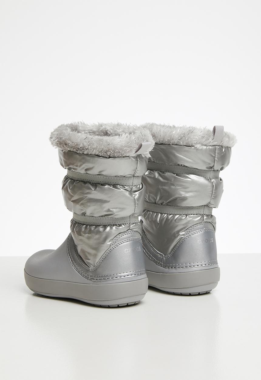 Crocs - Lodgepoint metallic boot  - silver