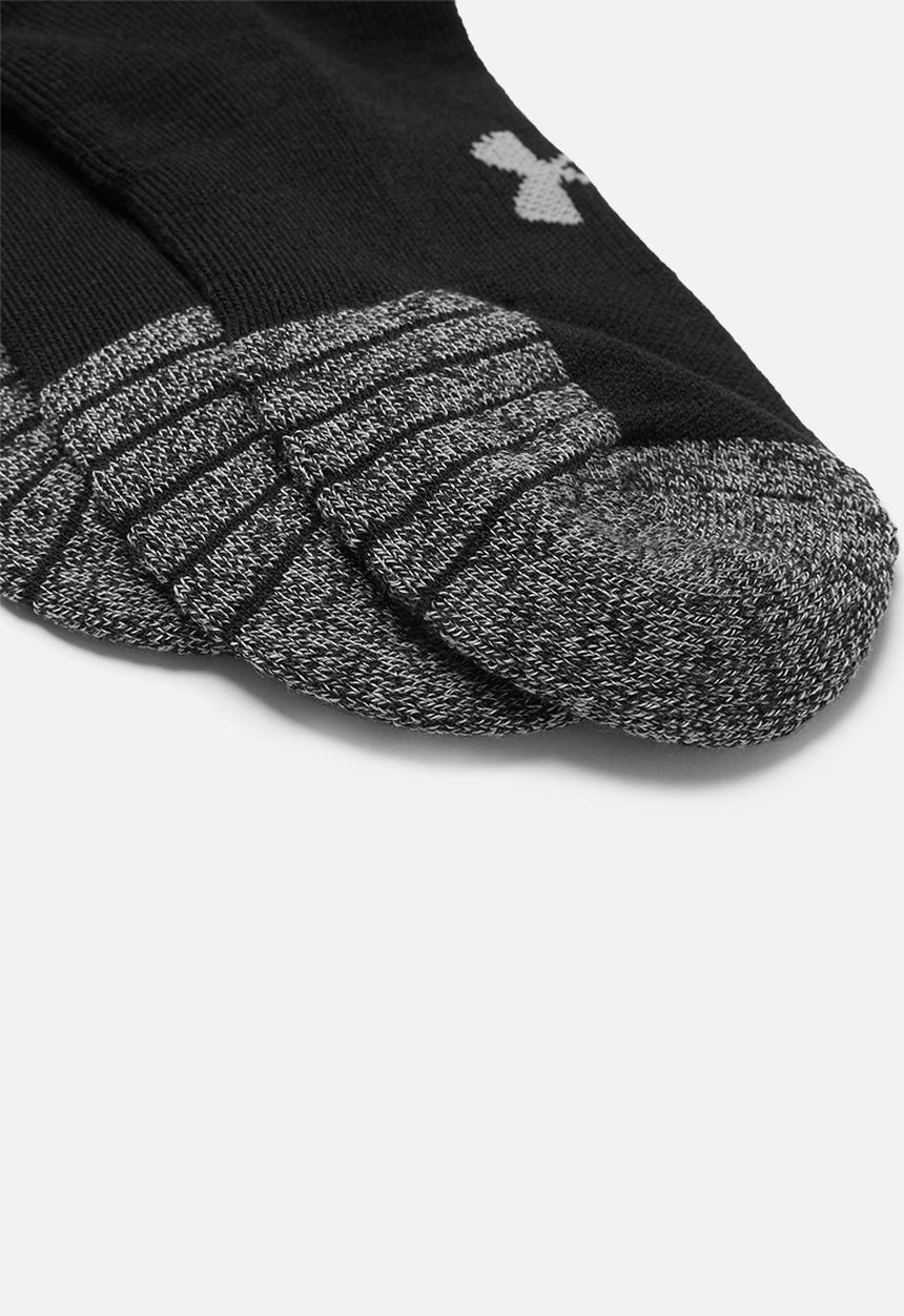 Under Armour - Heatgear lowcut 3 pack socks - black & grey