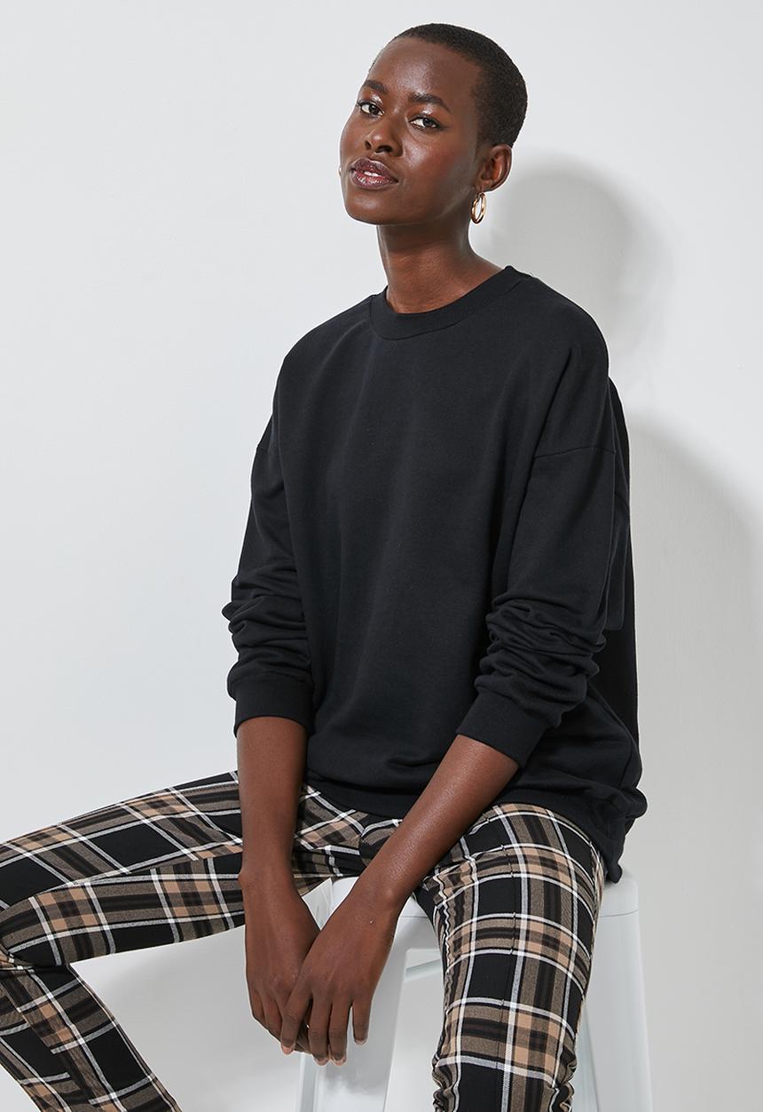 Superbalist - Crew neck sweat - black