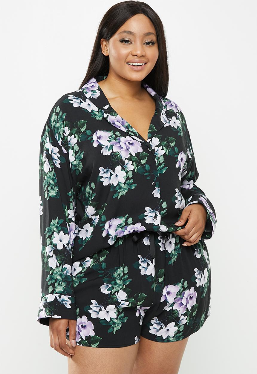 Superbalist - Plus sleep shirt & shorte set - multi 