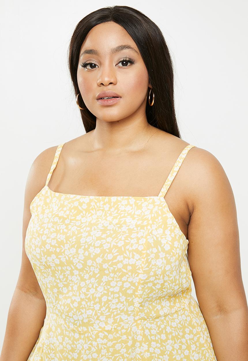 Cotton On - Curve woven kendall dress taylah ditsy - sundress