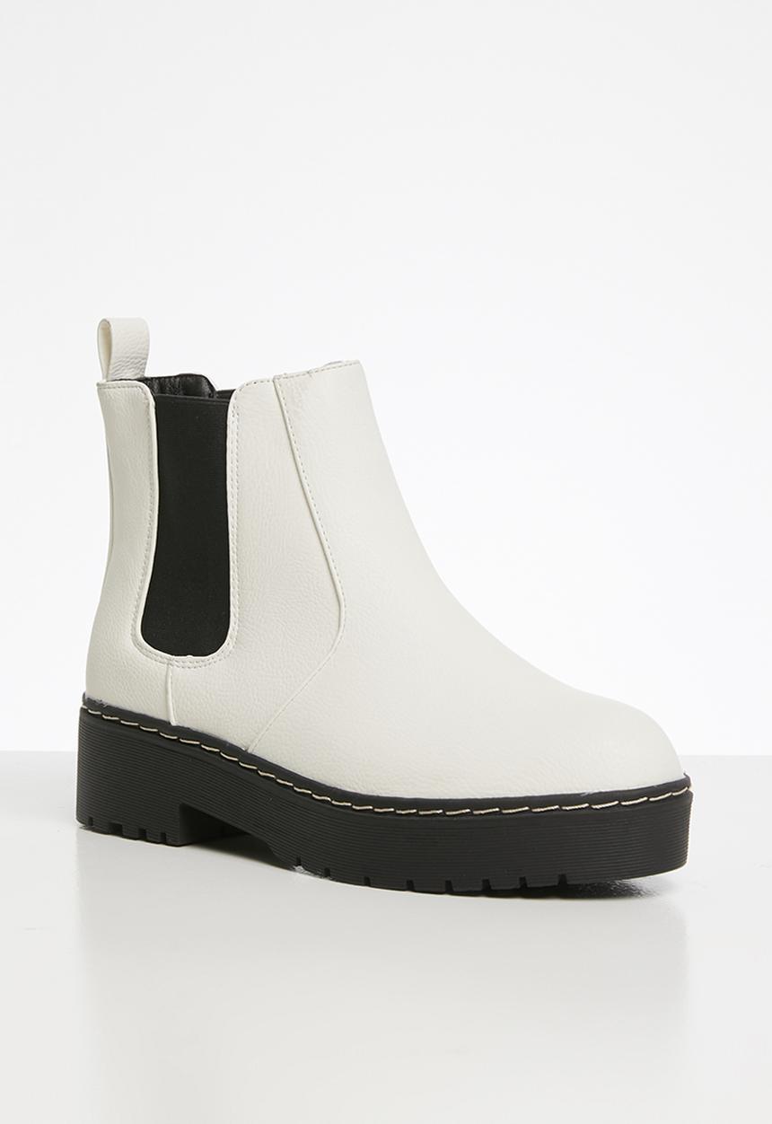 Cotton On - Frankie gusset flatform - white 