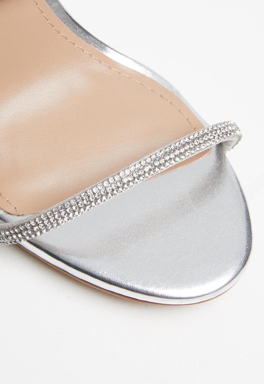 Steve Madden - Festive heel - silver