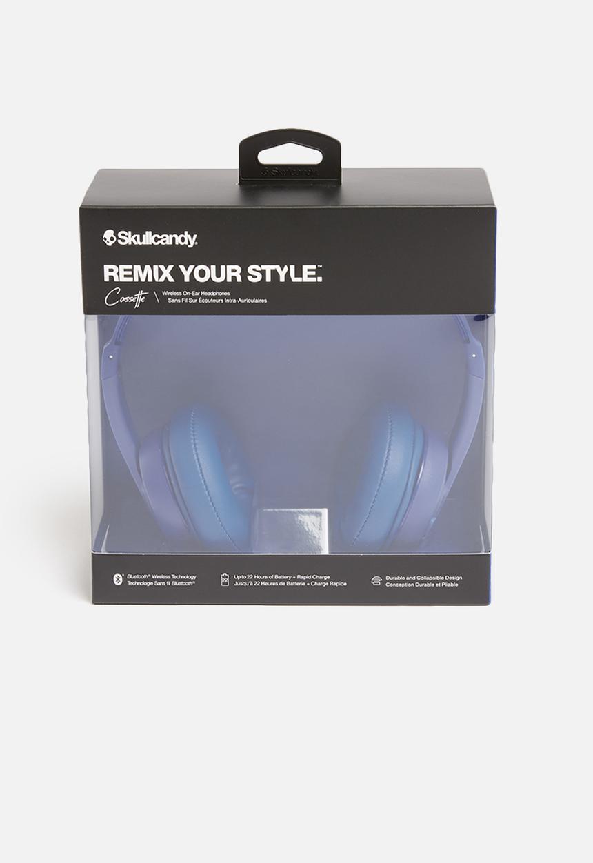 Skullcandy - Cassette wireless on-ear - blue 