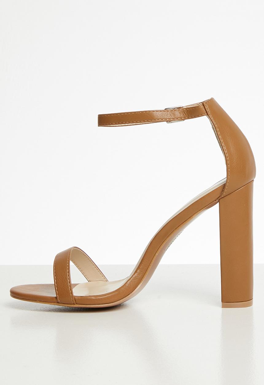 Superbalist - Angie strap block heel - tan