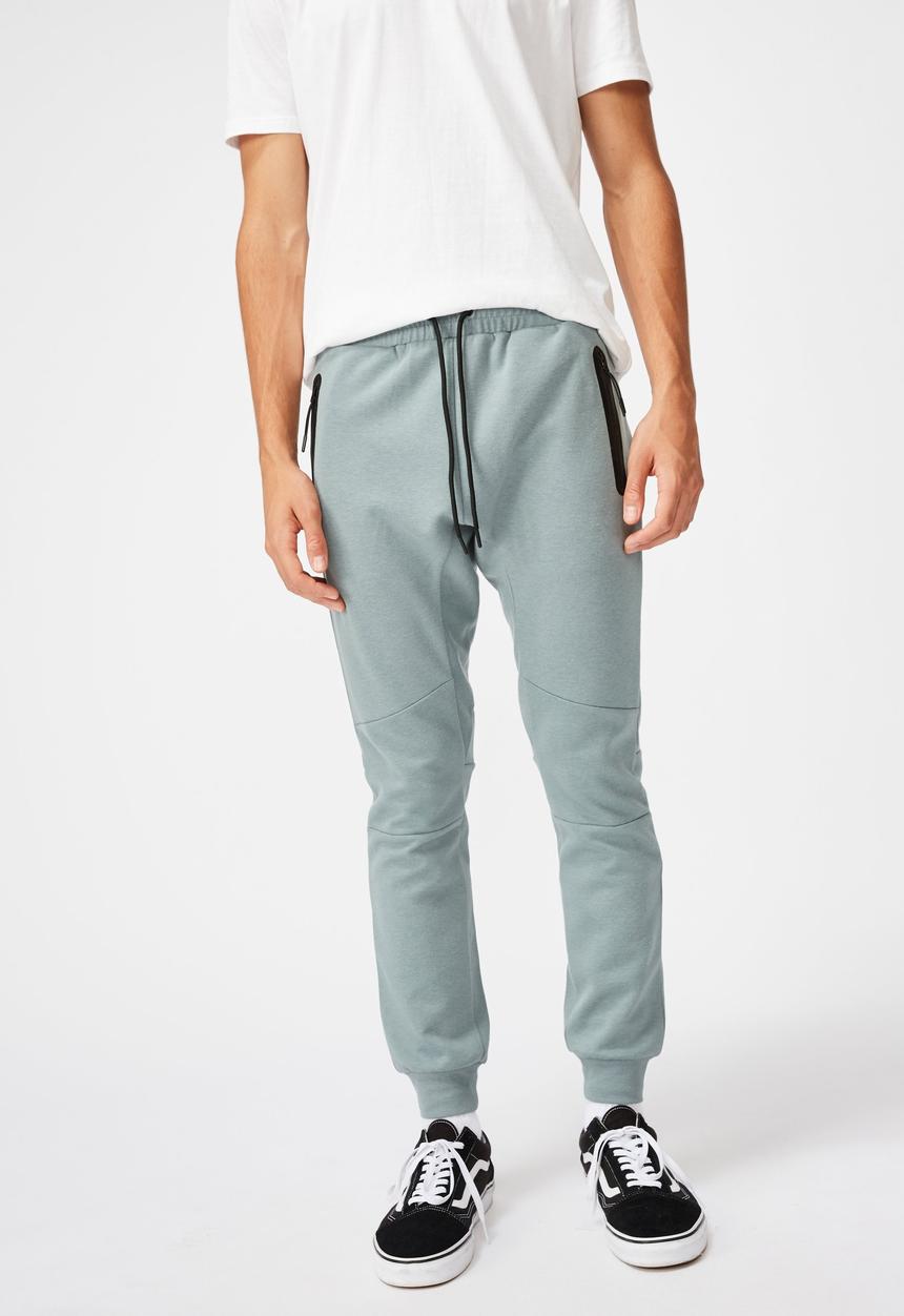 Factorie - Tech track pant - green