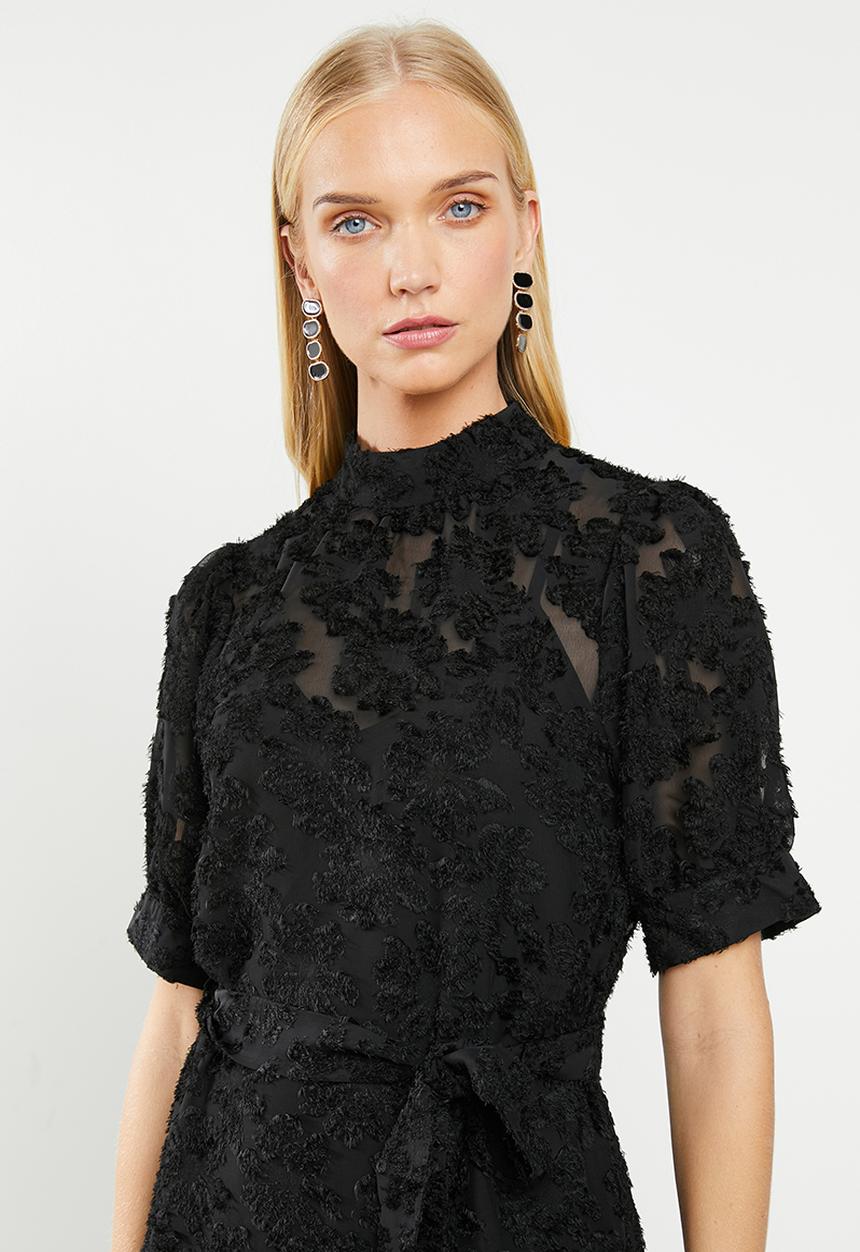 Vero Moda - Ice midi dress - black