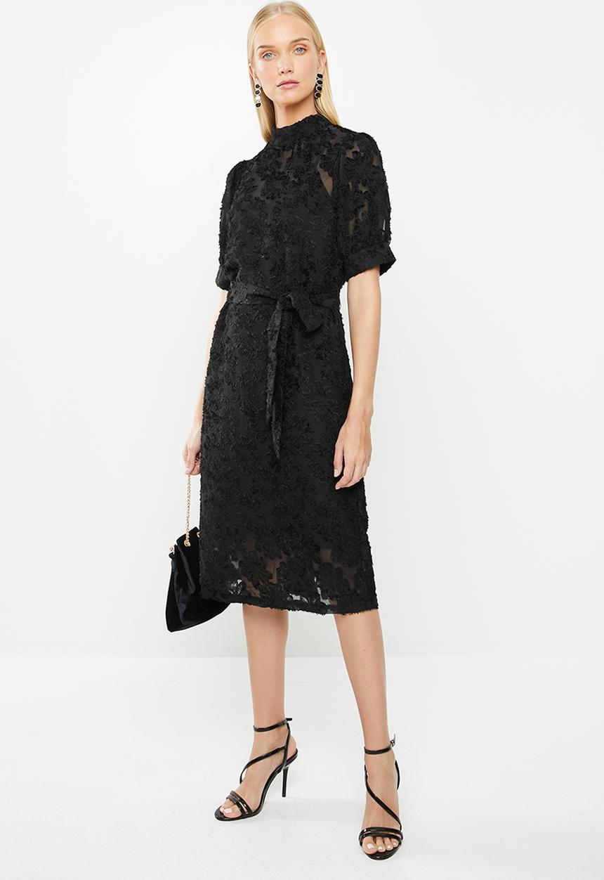Vero Moda - Ice midi dress - black