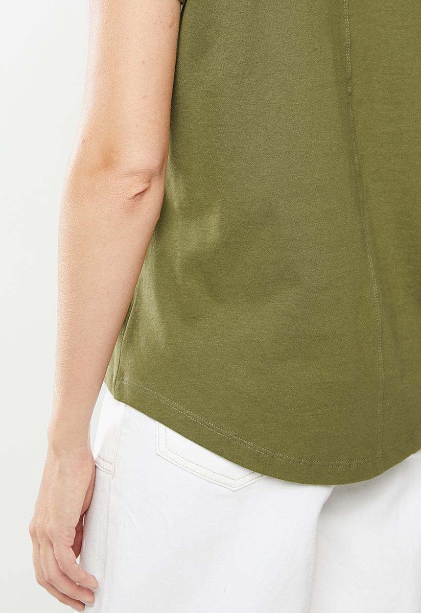 Cotton On - The one scoop tee - khaki 