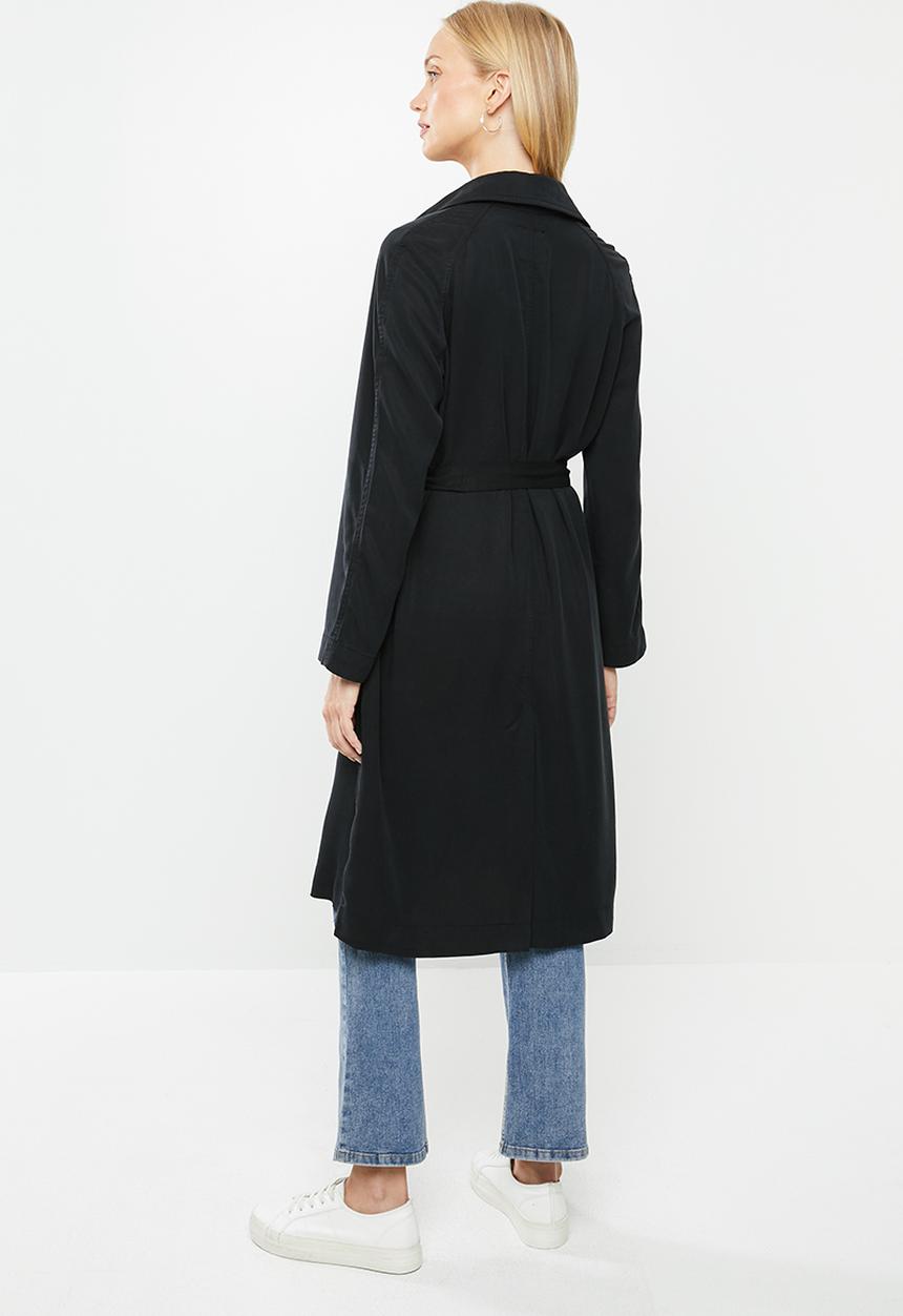 Cotton On - Must have trench - black