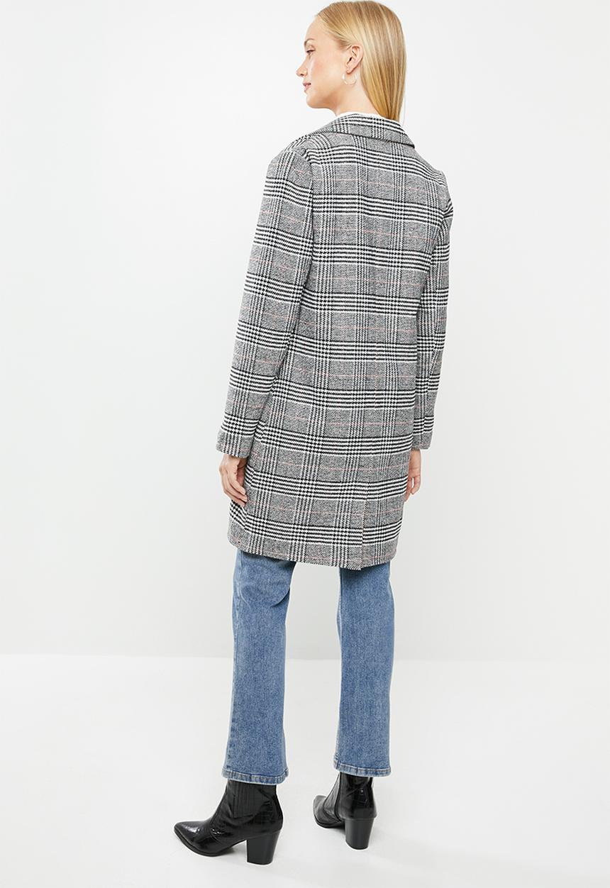 Jacqueline de Yong - Emma check jacket - multi 