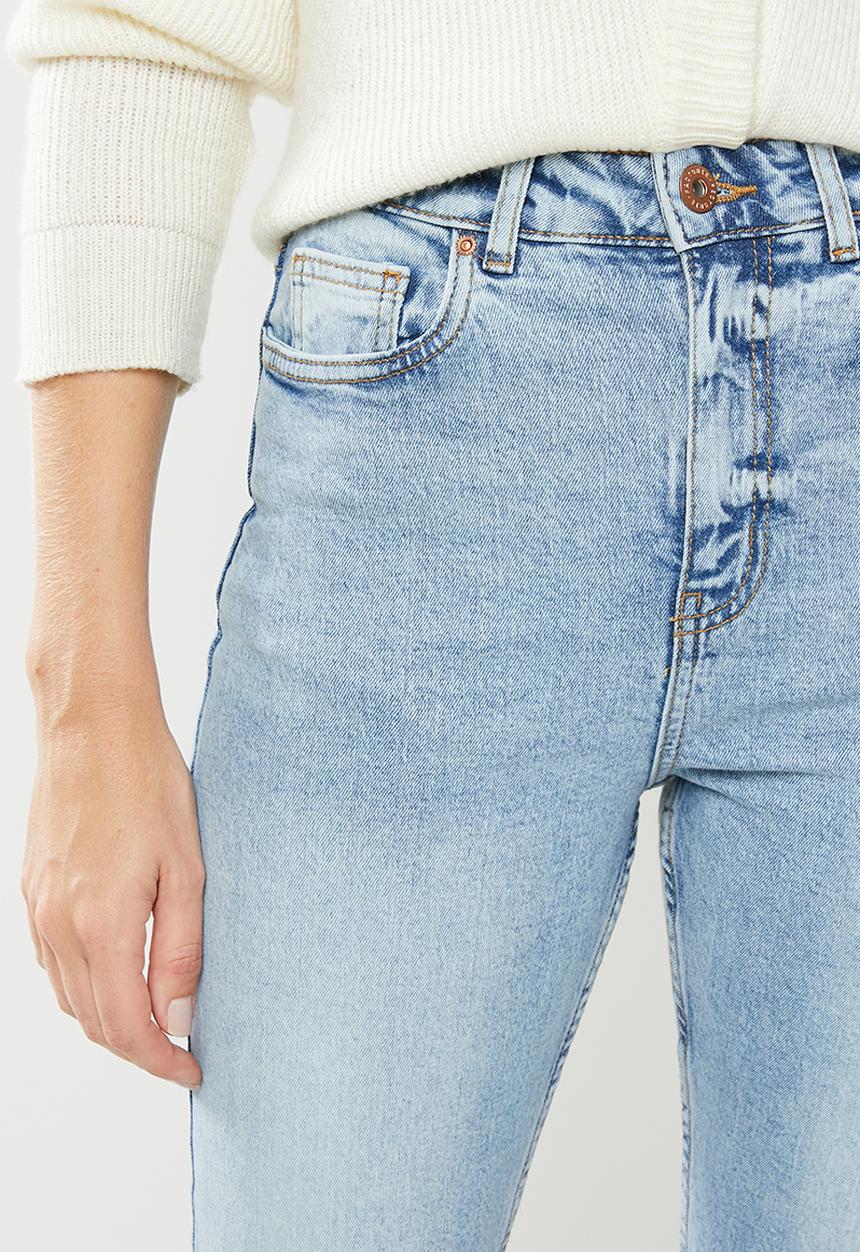 Factorie - Cropped flare jeans -  blue