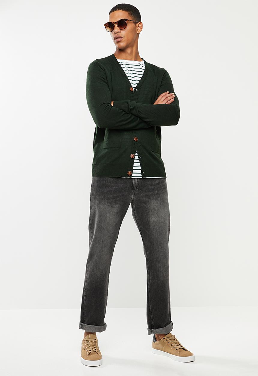 Brave Soul - Ghazelie button up cardi - green