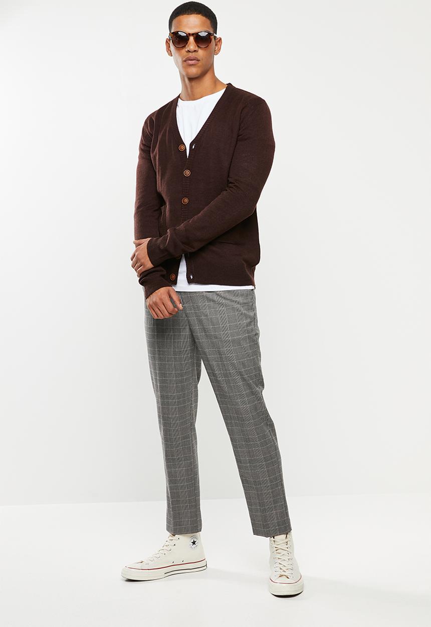Brave Soul - Ghazelie button up cardi - burgundy