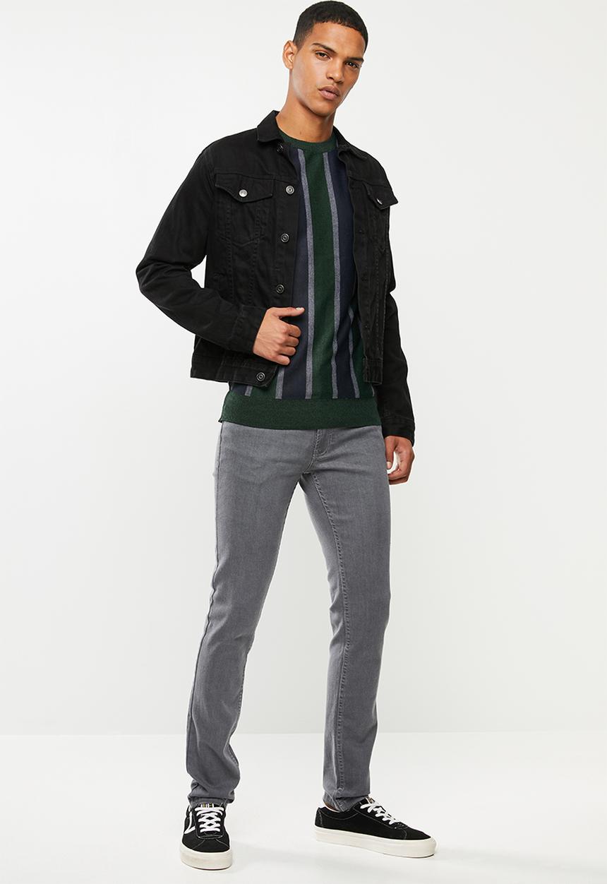 Brave Soul - Lyons vertical stripe crew knitwear - multi