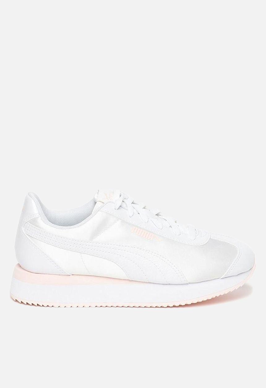 PUMA - Turino stacked glitter - white