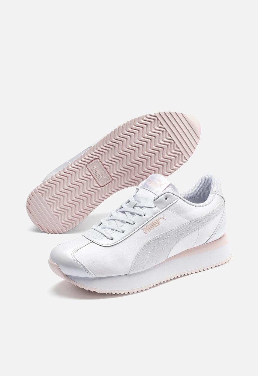 PUMA - Turino stacked glitter - white