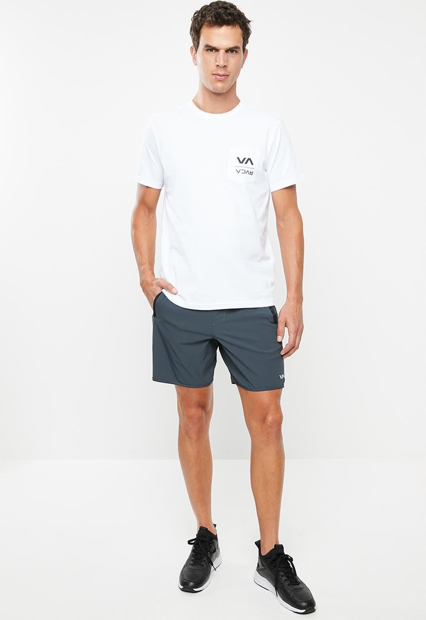 RVCA - Yogger stretch shorts - blue
