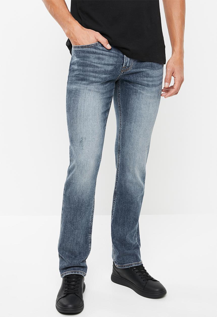 GUESS - Slim fit straight leg jeans - blue