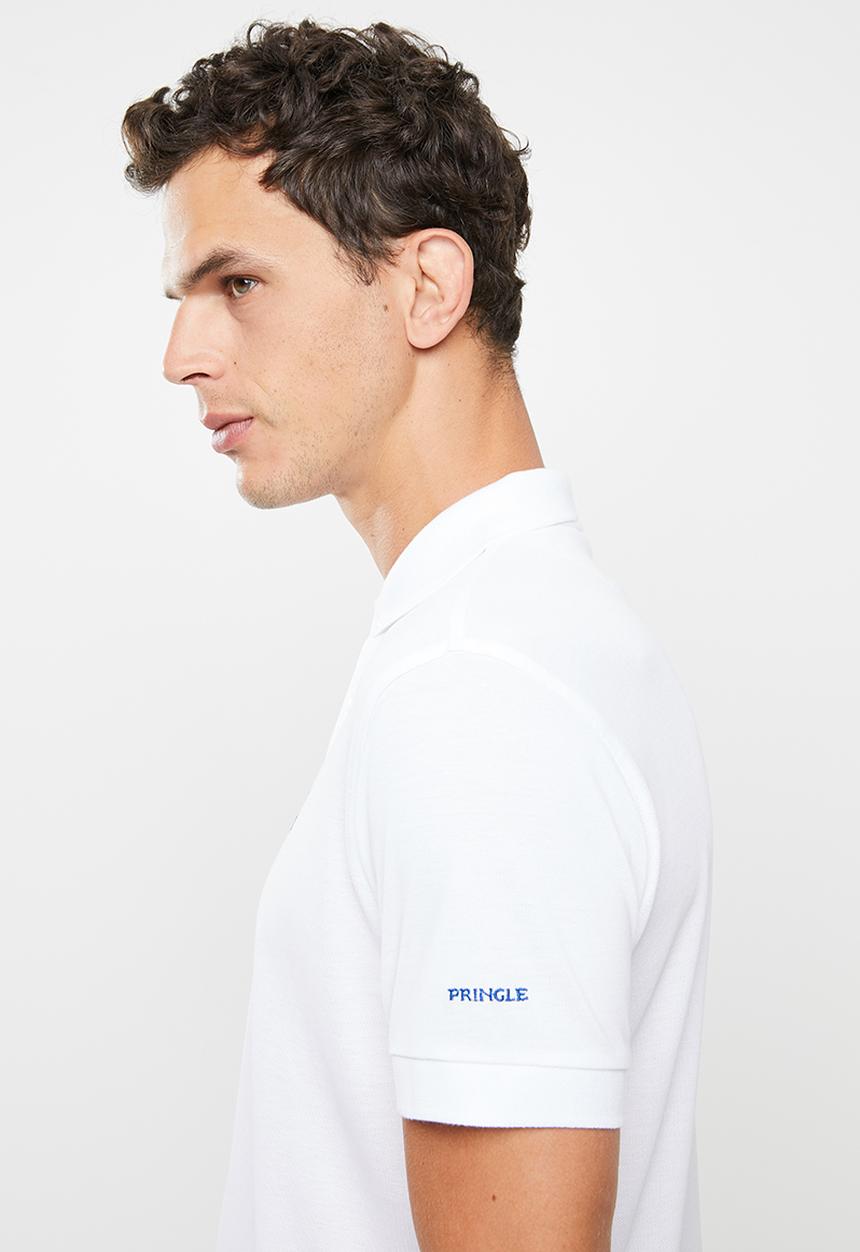 Pringle of Scotland - St augustine short sleeve styled - white