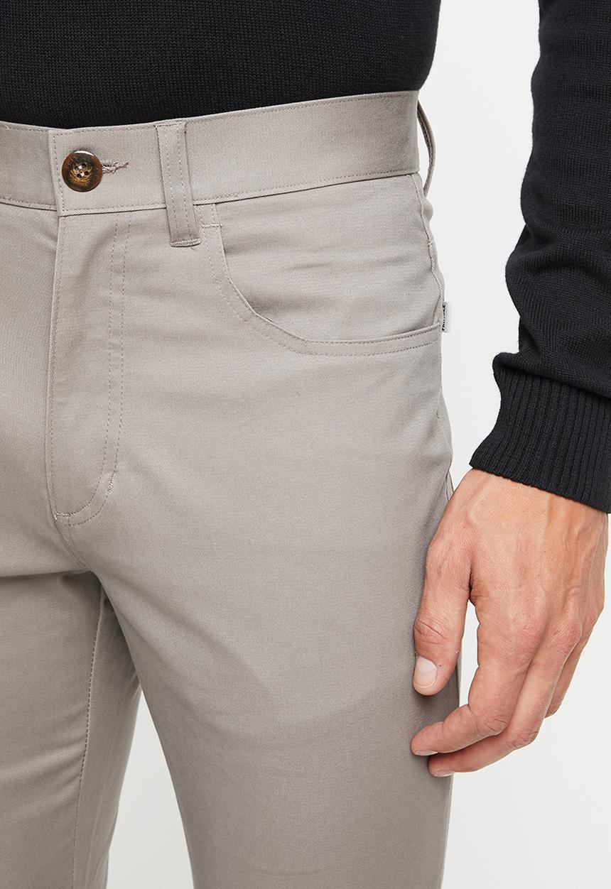 Pringle of Scotland - Macintosh 5 pocket pant - taupe 