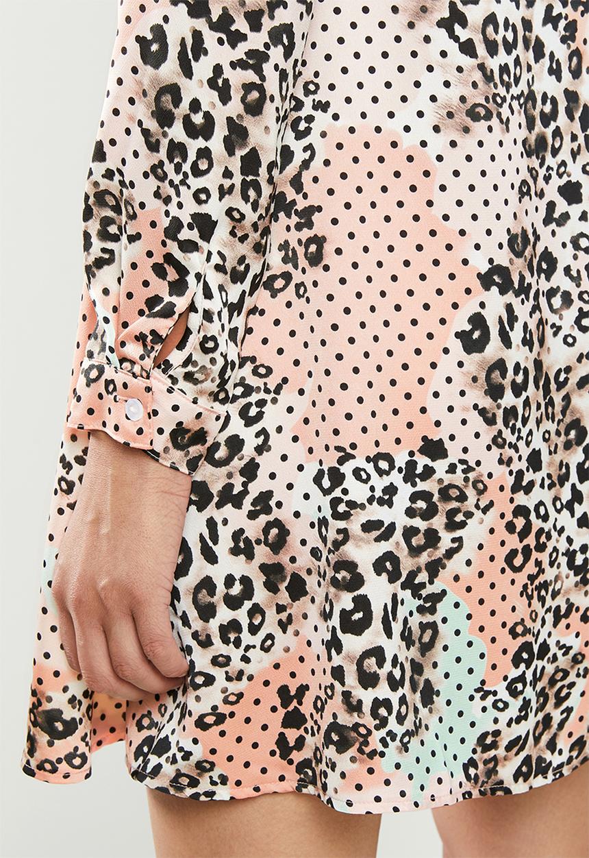 Glamorous - Leopard tunic dress - multi 