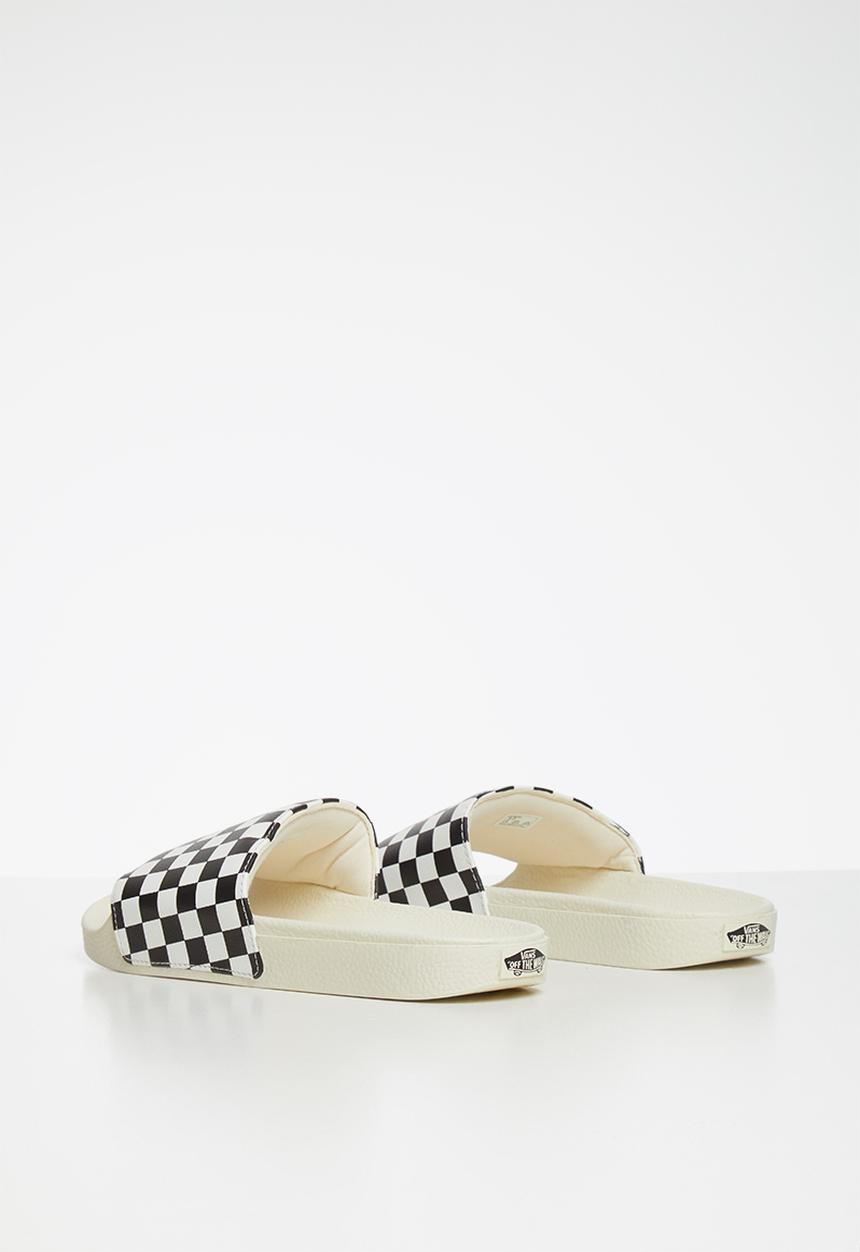 Vans - Checkerboard slide - black & white