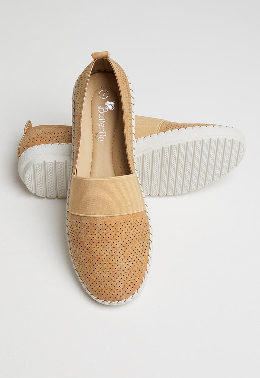 Butterfly Feet - Tatum slip-on - tan