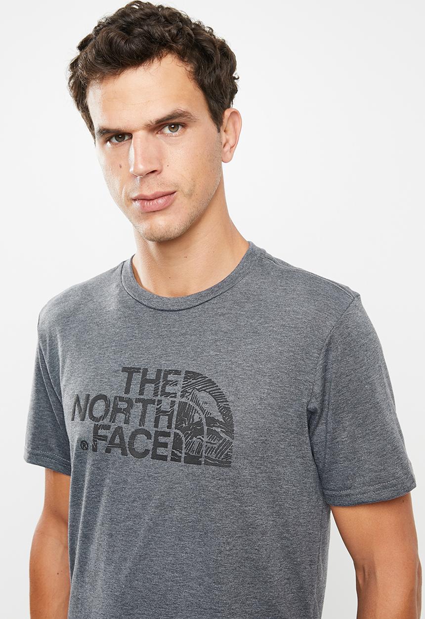 The North Face - Woodcut dome tee - grey