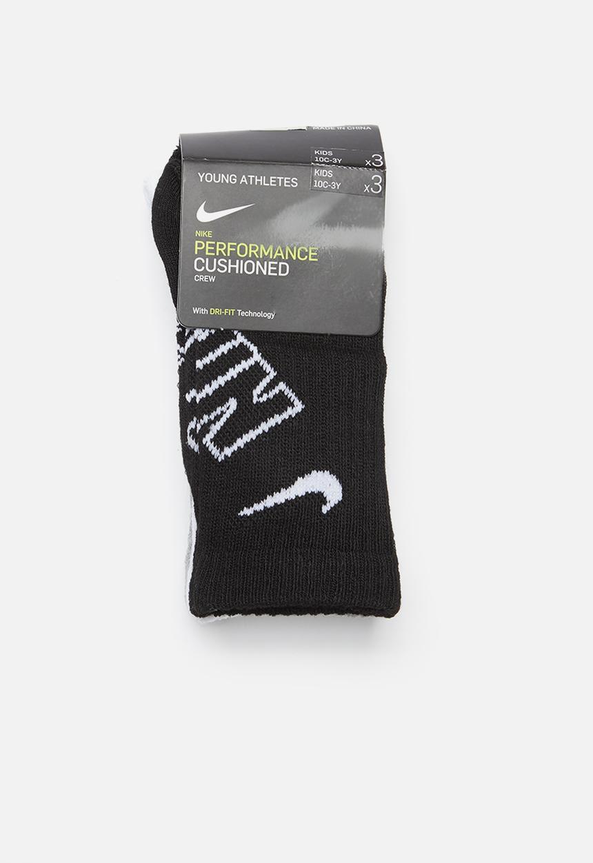 Nike - Nike hbr df crew 3 pack socks - multi