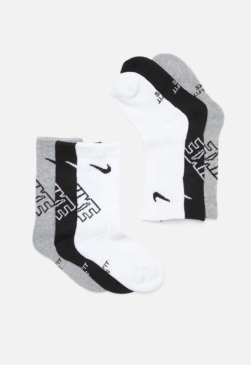 Nike - Nike hbr df crew 3 pack socks - multi