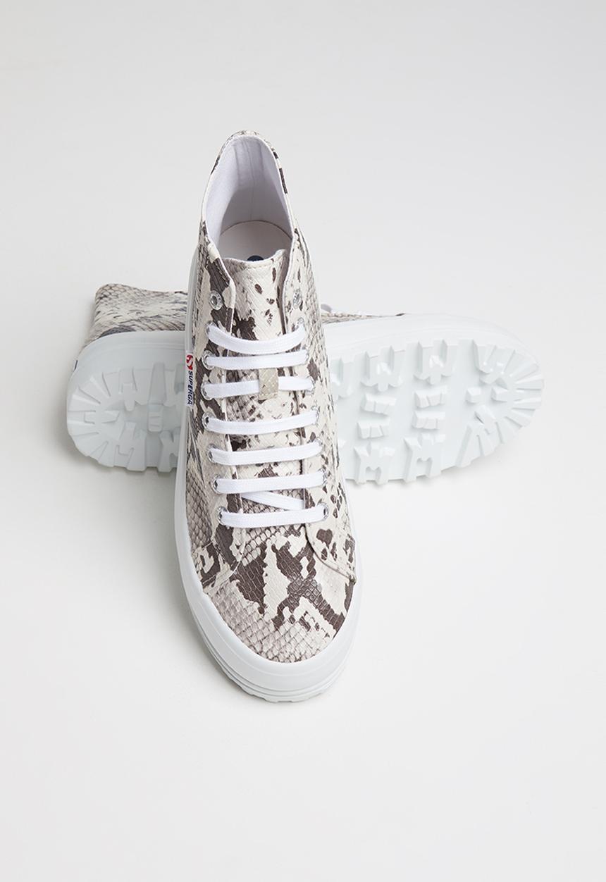 SUPERGA - 2341 Snake pu - taupe/black