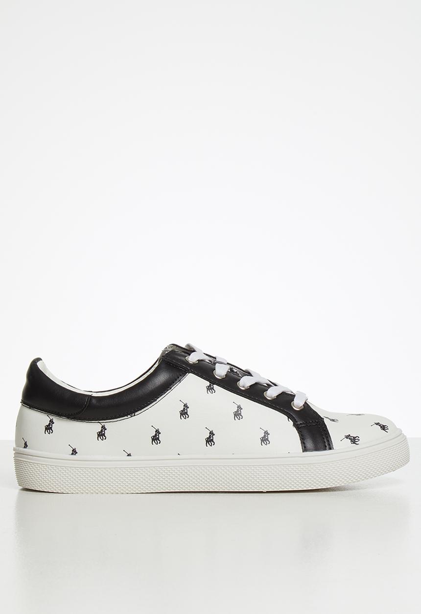 POLO - Valerie monogram sneaker - white