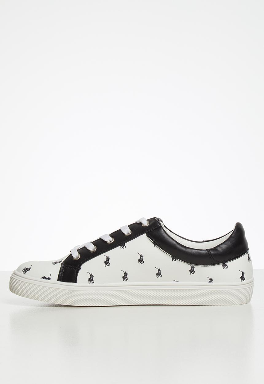 POLO - Valerie monogram sneaker - white