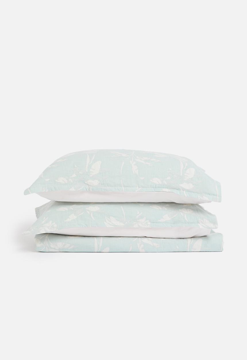Linen House - Tropea duvet cover - aqua
